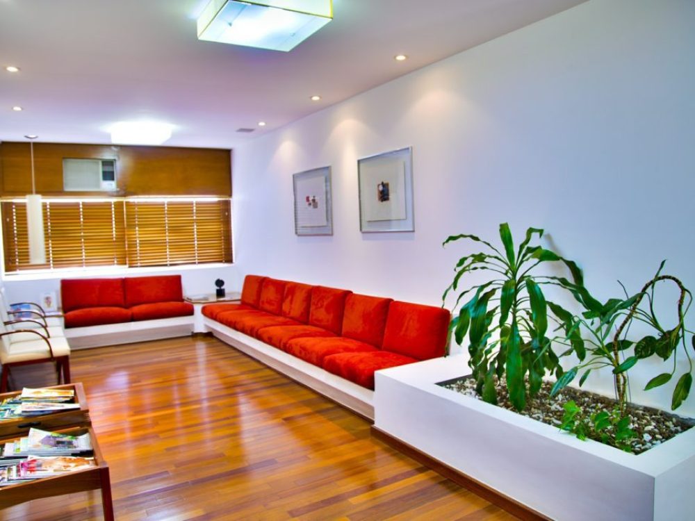 recently renovated health clinic renovation with modern waiting room toronto