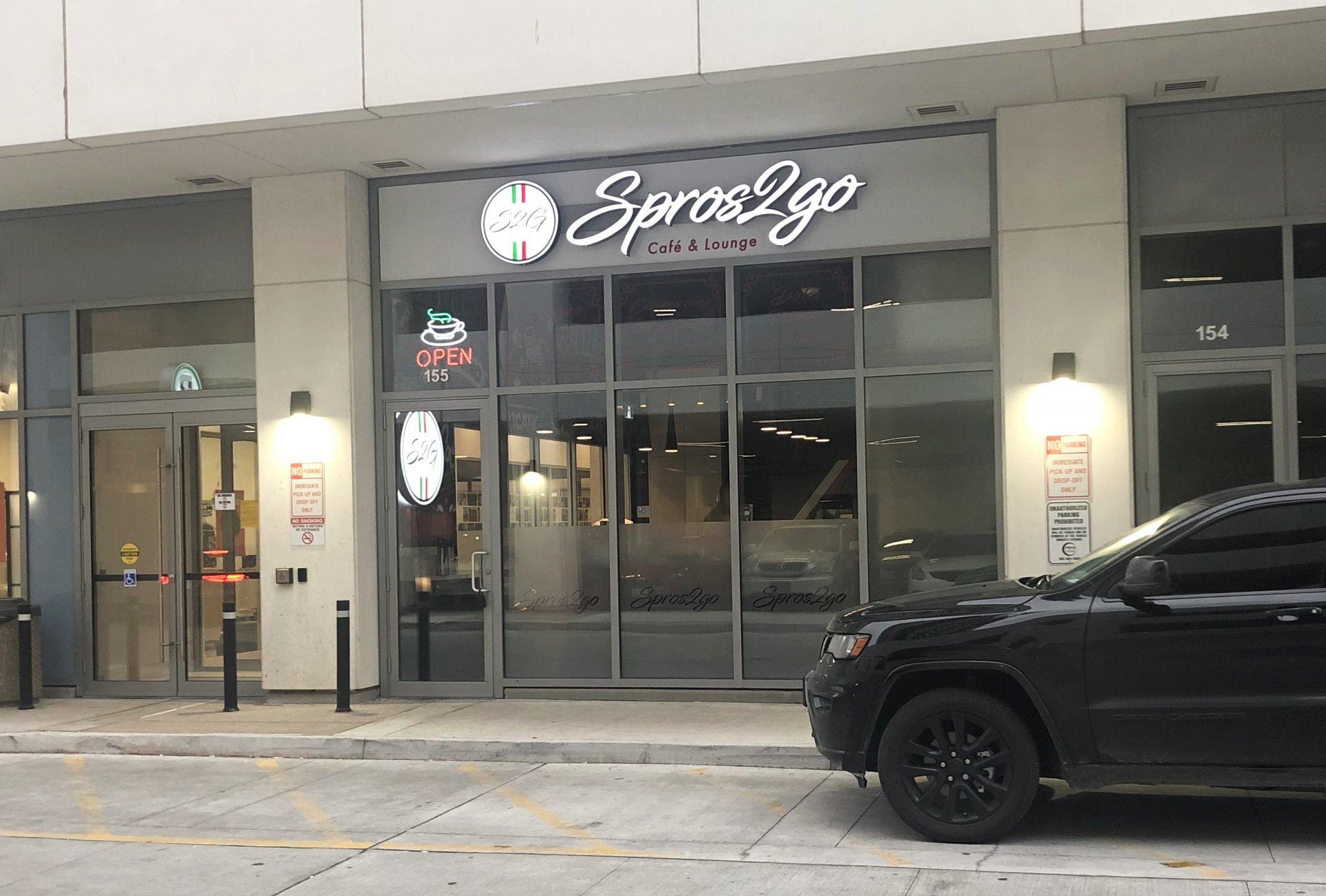 Spros2Go Vaughan Coffee Shop Construction vaughan commercial construction company coffee shop opening
