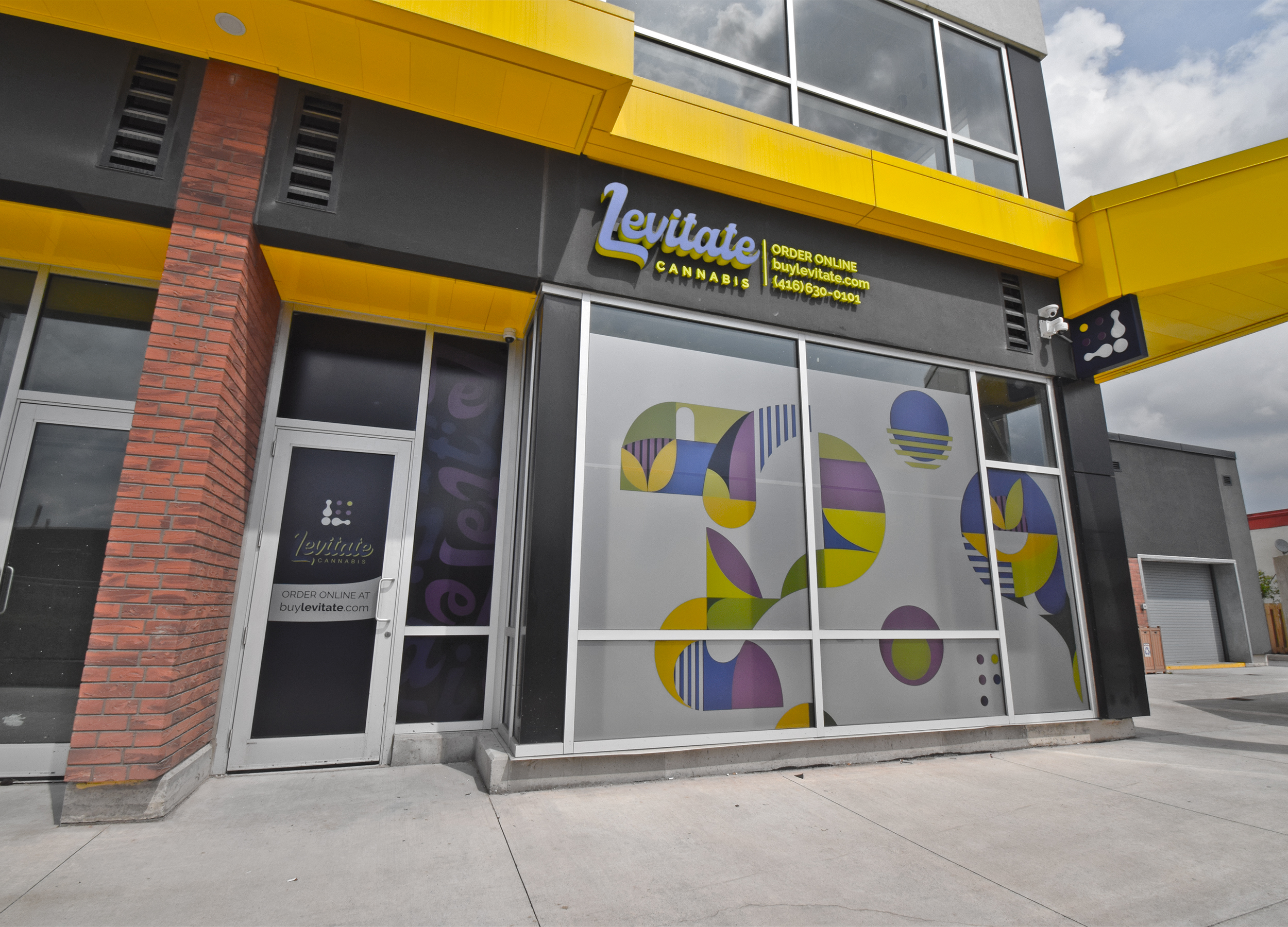 Levitate Cannabis - Outside-1 Levitate Cannabis Store - Design & Build Construction