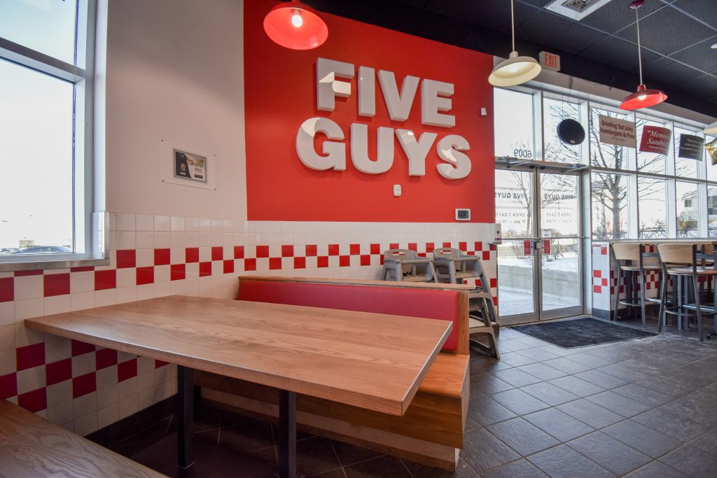 Stoney Creek Five Guys Construction Project