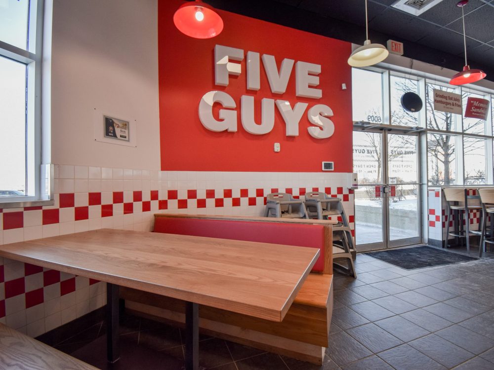 Stoney Creek Five Guys Construction Project