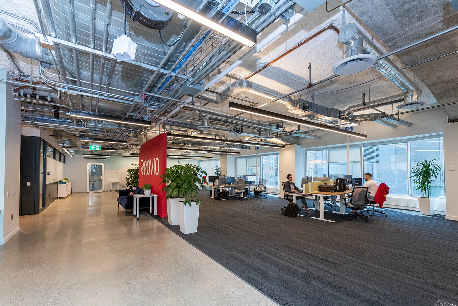 ROVIO CANADA Office Design-Build for new Corporate Interior - high-end Office Design - GTA General Contractors