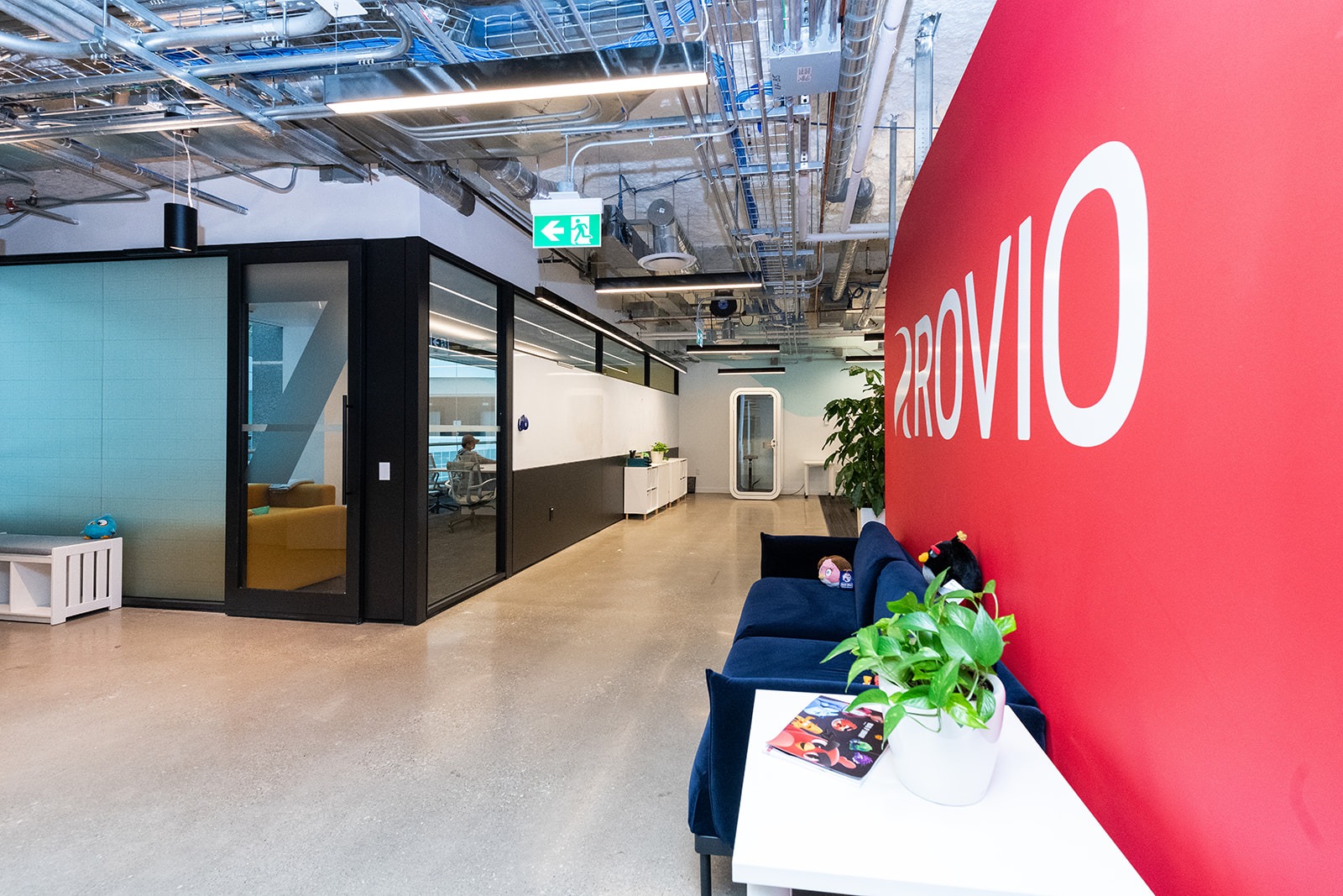 ROVIO CANADA Office Design-Build for new Corporate Interior - high-end Office Design - GTA General Contractors