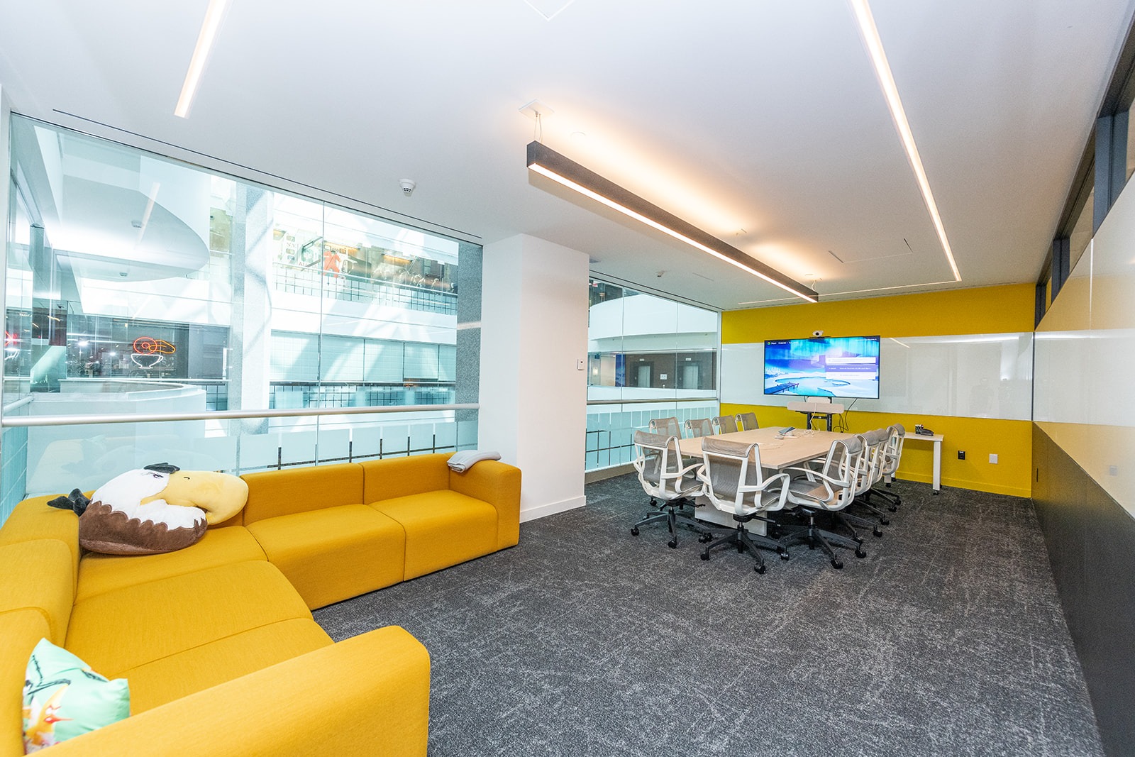 ROVIO CANADA Office Design-Build for new Corporate Interior - high-end Office Design - GTA General Contractors