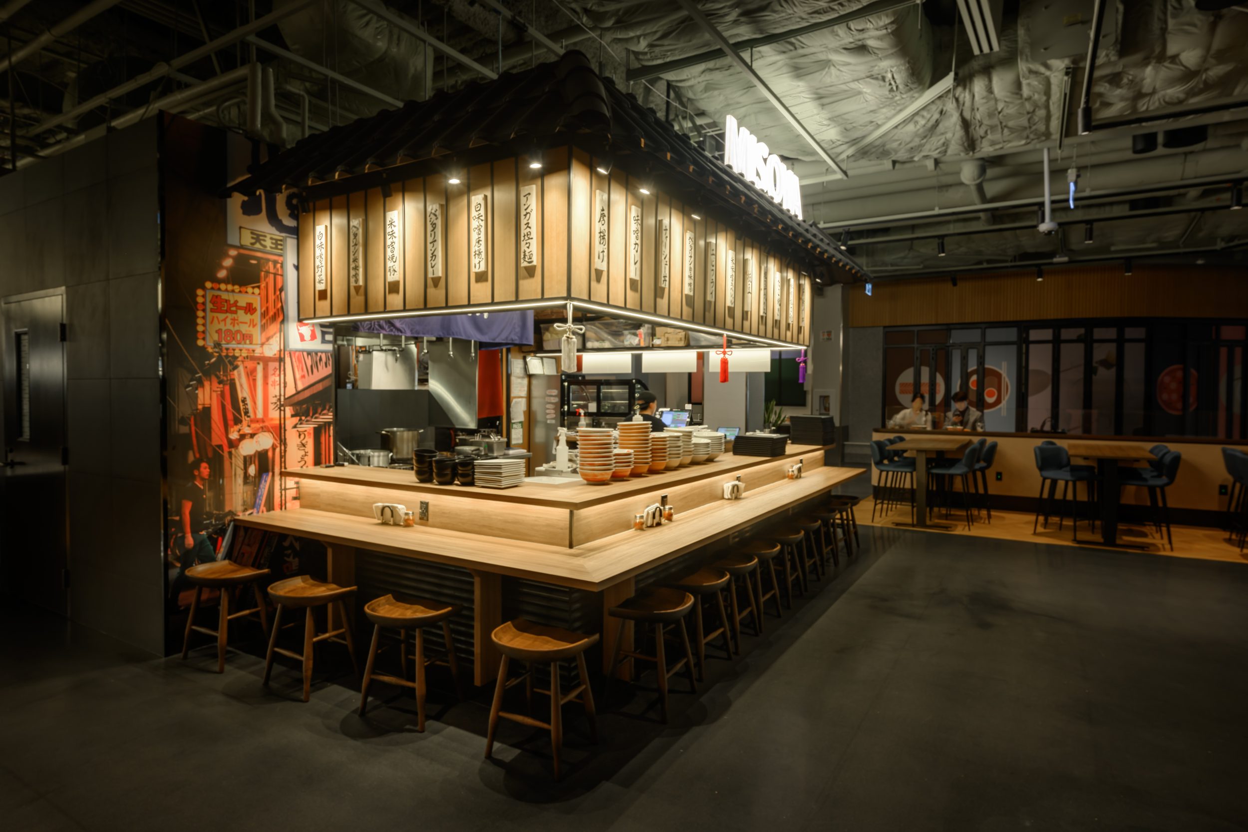 Misoya Ramen - 81 Bay Street Toronto Ramen Restaurant Construction