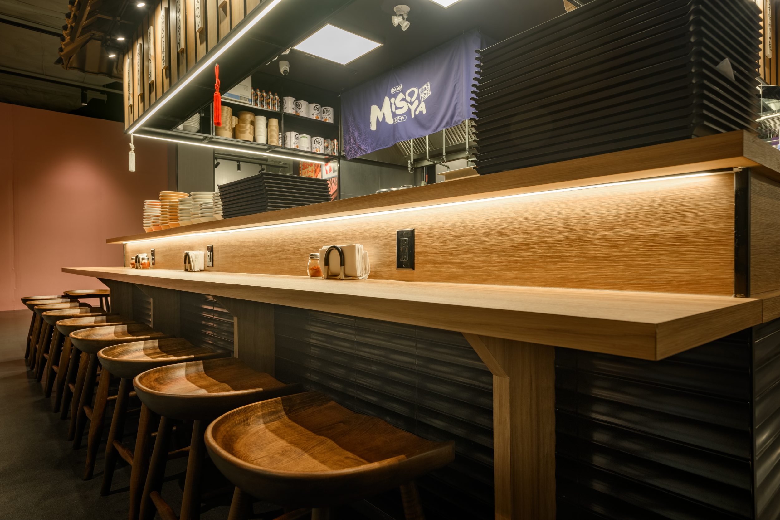 Misoya Ramen - 81 Bay Street Toronto Ramen Restaurant Construction