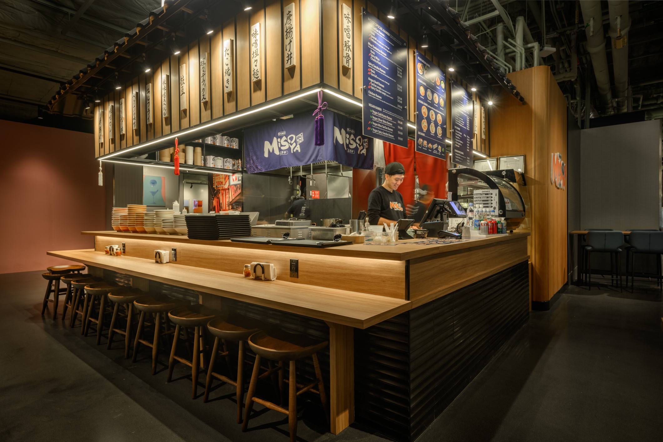 Misoya Ramen - 81 Bay Street Toronto Ramen Restaurant Construction