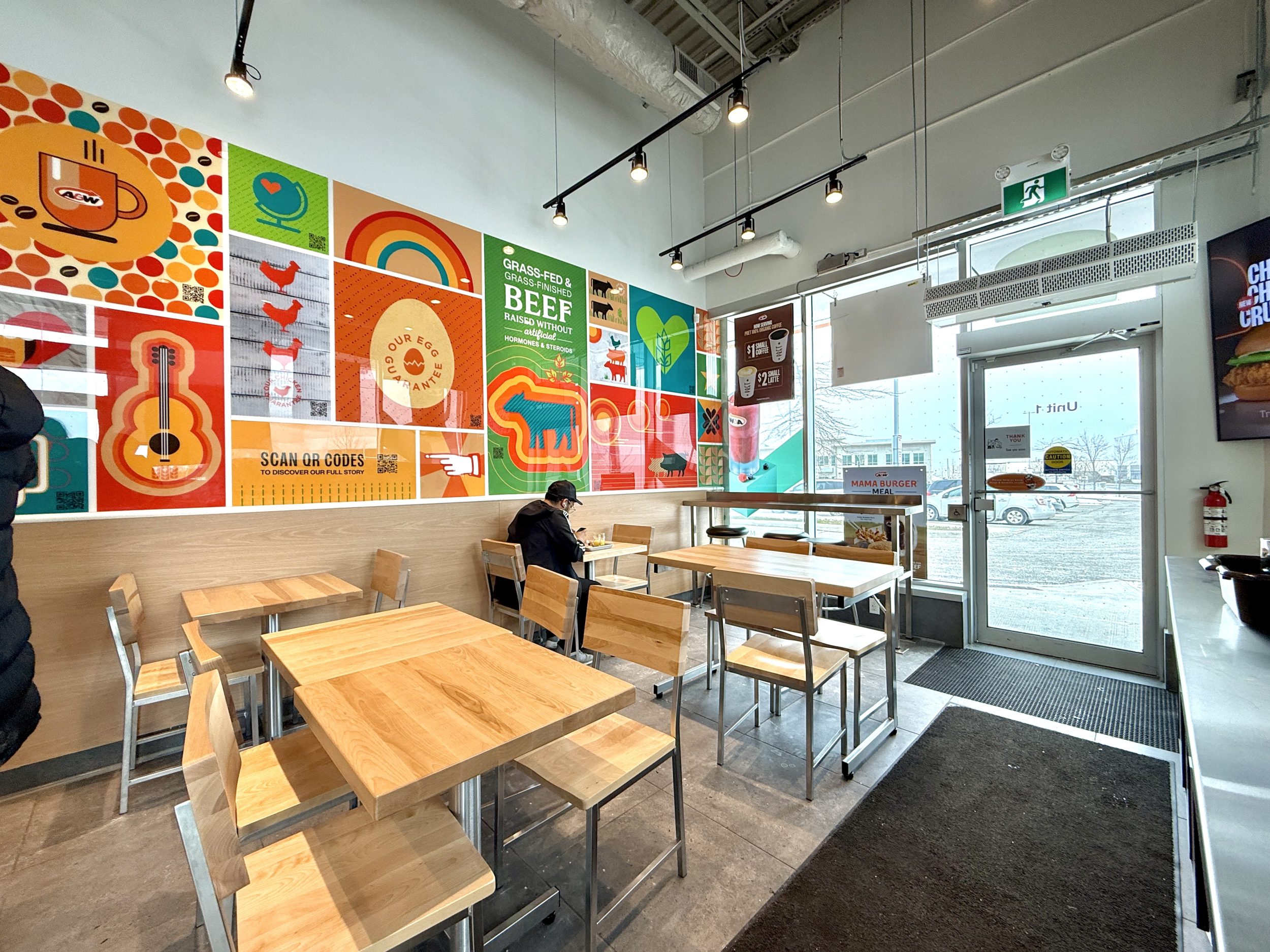 New A&W Fast food Restaurant Building Construction in Toronto, ON Canada for A&W Canada