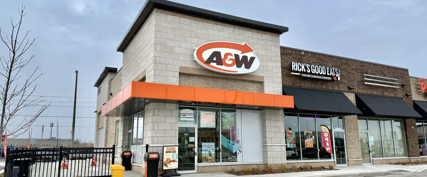 New A&W Fast food Restaurant Building Construction in Toronto, ON Canada for A&W Canada