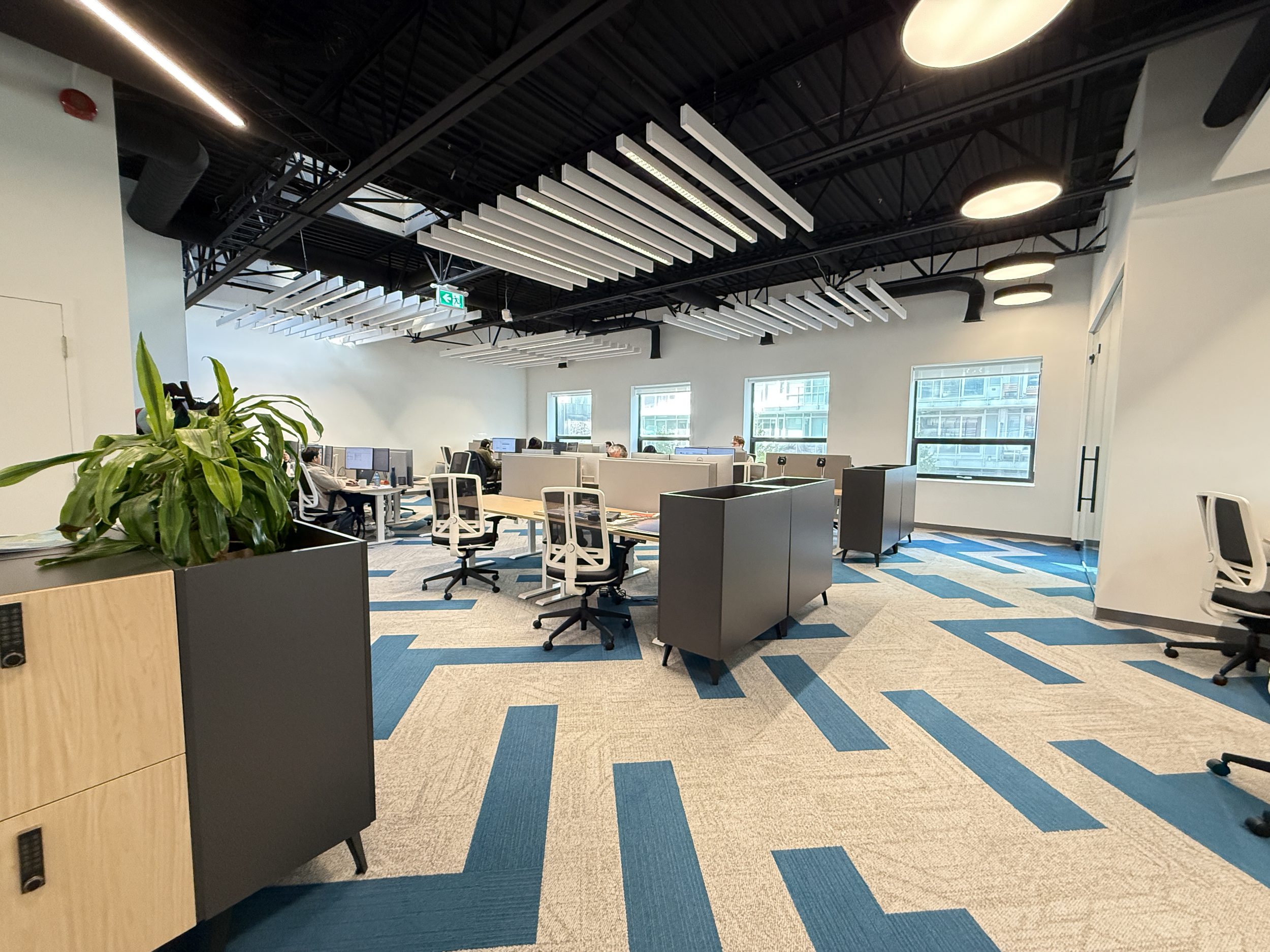 New Neoen Toronto office interior constructed with premium commercial materials, collaborative areas, and contemporary office design