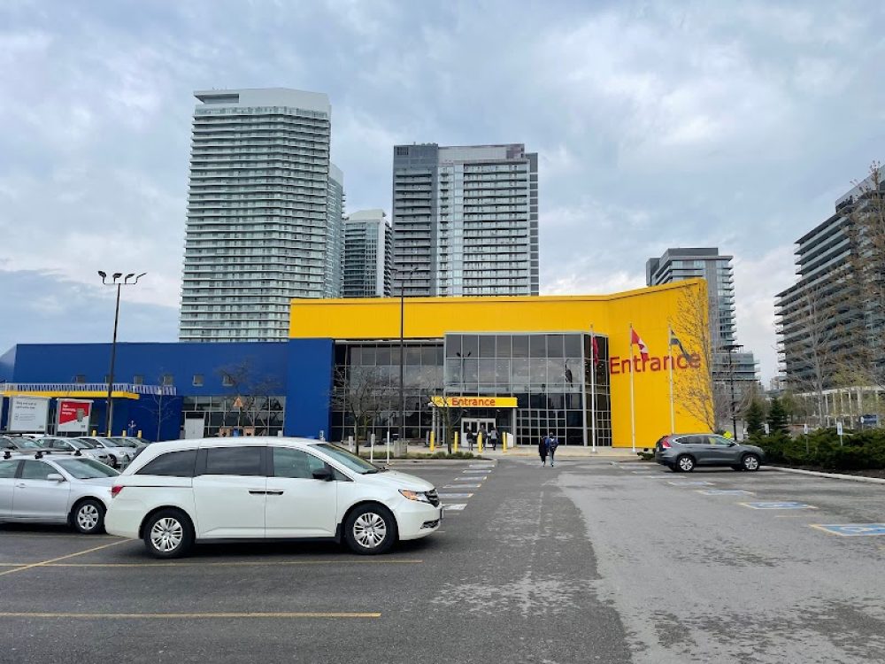 Front Entrance of IKEA North York - 15 Provost Dr. in Toronto, ON