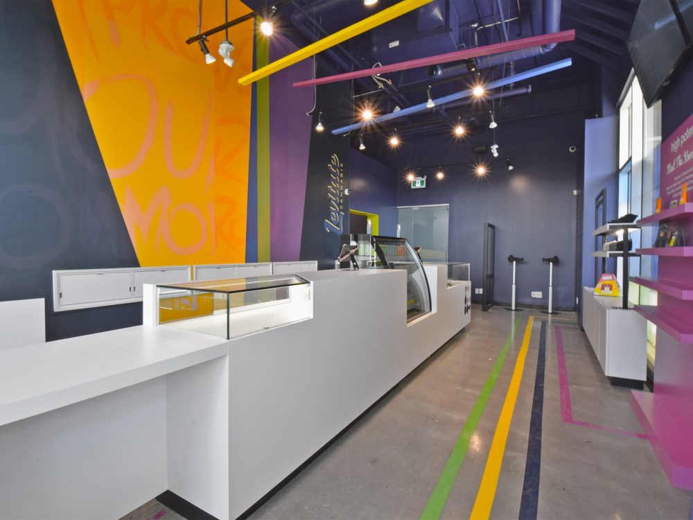 Levitate Cannabis Retail Store - Retail Store Design